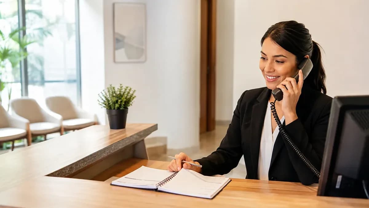 Currículo para recepcionista